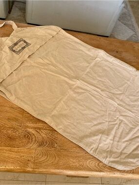 Gucci Beige Canvas Logo Storage Bag